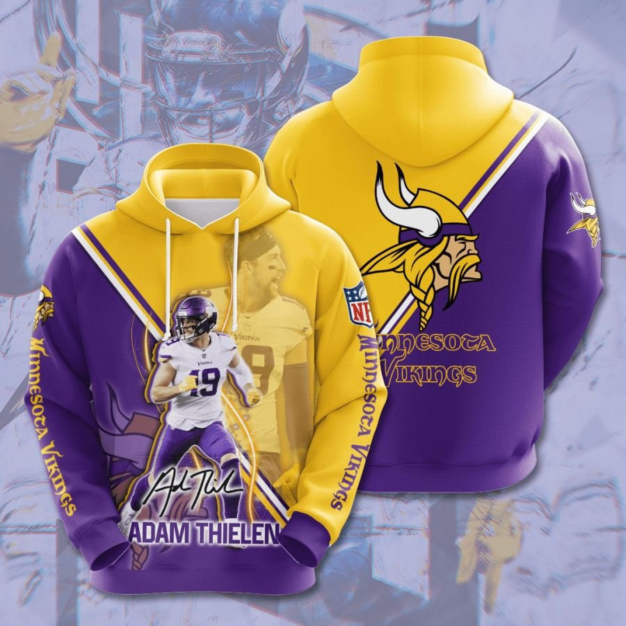 Minnesota Vikings No1227 Custom Hoodie 3D