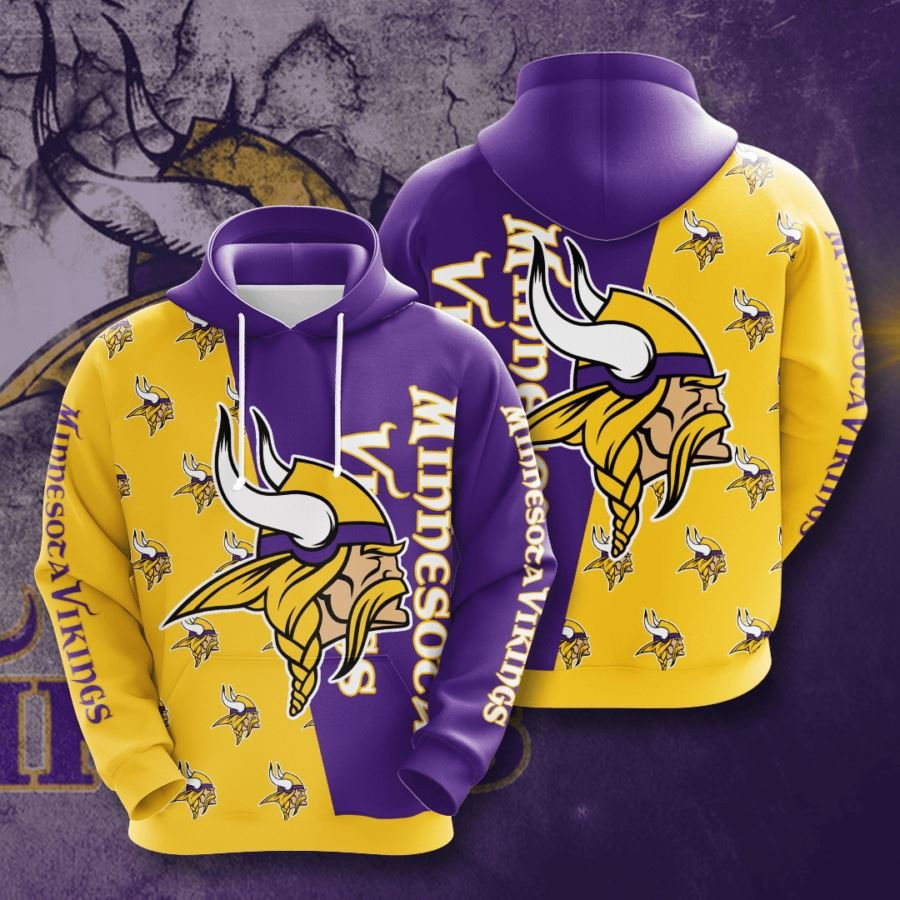 Minnesota Vikings No1239 Custom Hoodie 3D