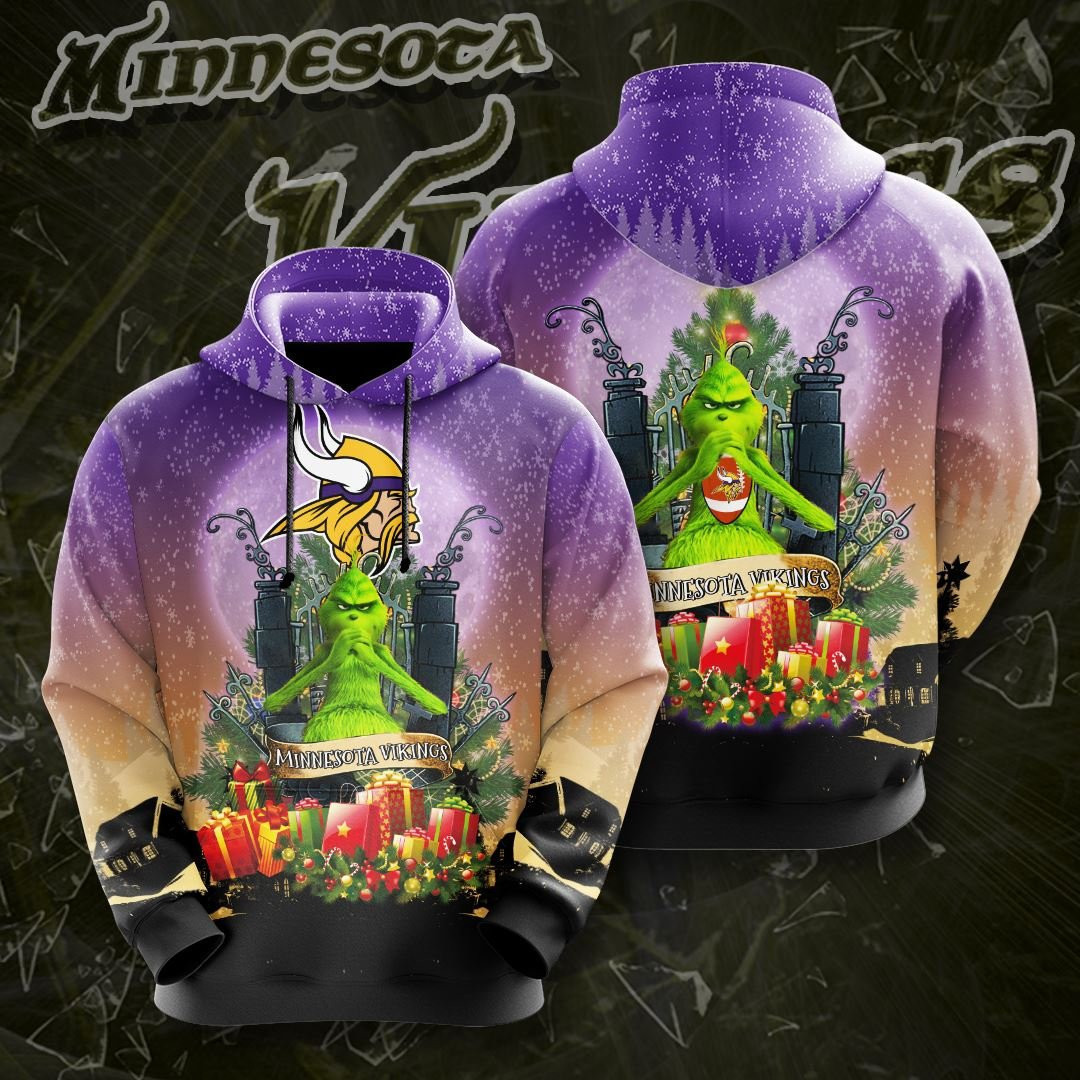 Minnesota Vikings No1241 Custom Hoodie 3D