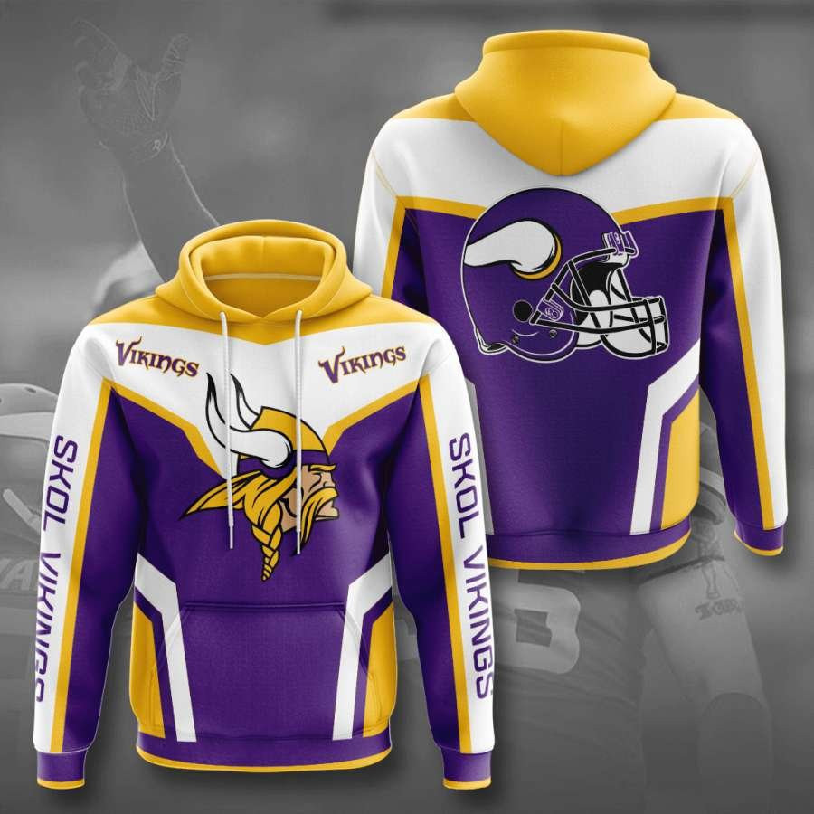 Minnesota Vikings No1245 Custom Hoodie 3D