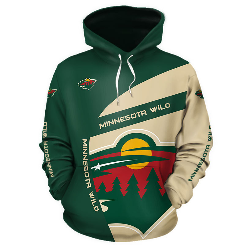 Minnesota Wild Ice Team Pullover Hoodie