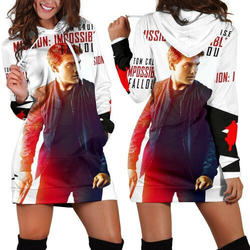 Mission Impossible Hoodie Dress Sweater Dress Sweatshirt Dress 3d All Over Print For Women Hoodie