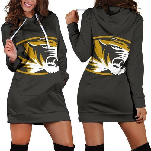 Missouri Tigers Hoodie Dress Sweater Dress Sweatshirt Dress 3d All Over Print For Women Hoodie