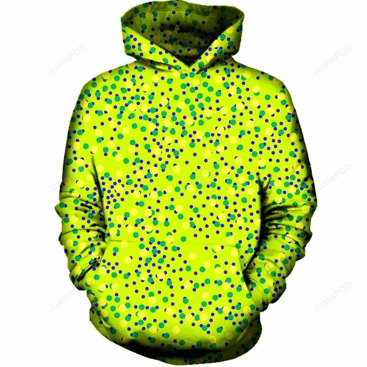 Mixed Dots 3d All Over Printed Hoodie