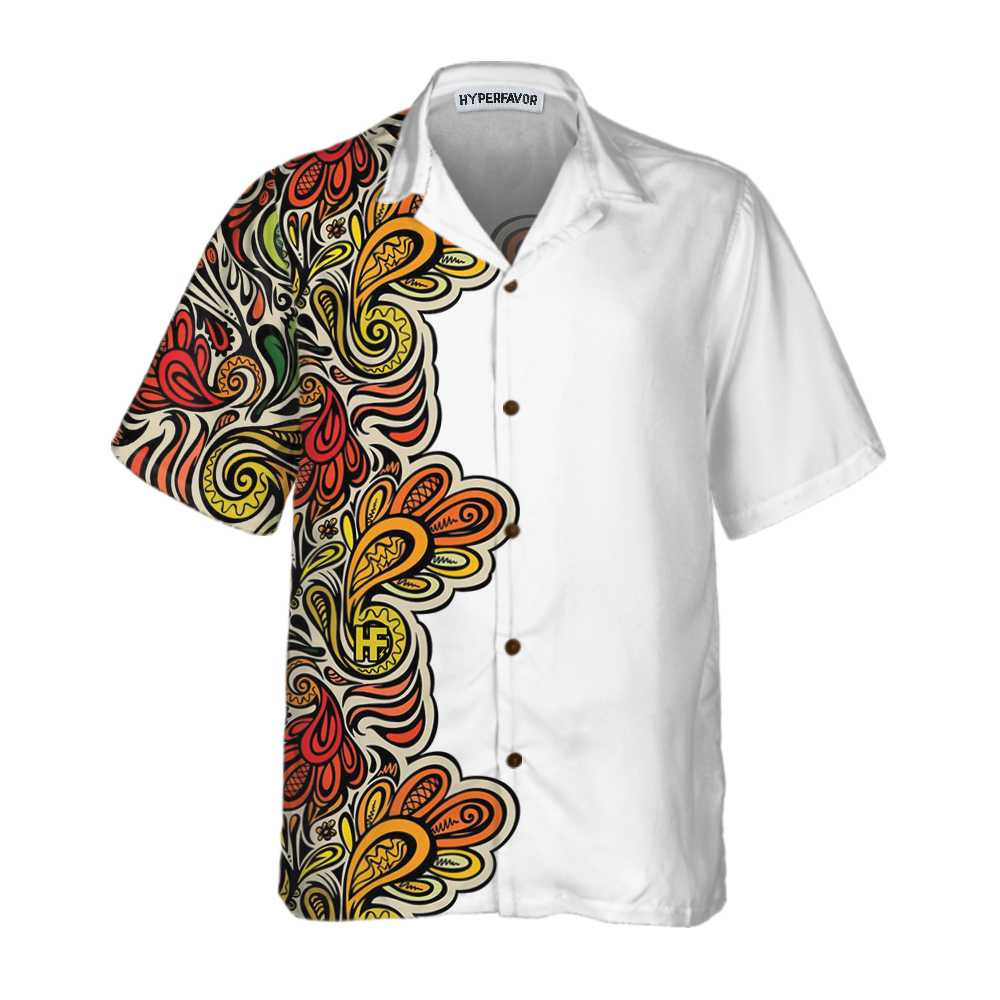 Modern Paisley Seamless Pattern Hawaiian Shirt Paisley Shirt For Men And Women Paisley Print Shirt