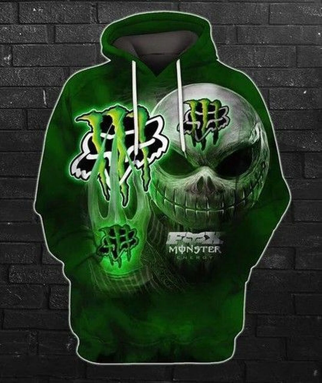 Monster Energy 3d All Over Printed Hoodie