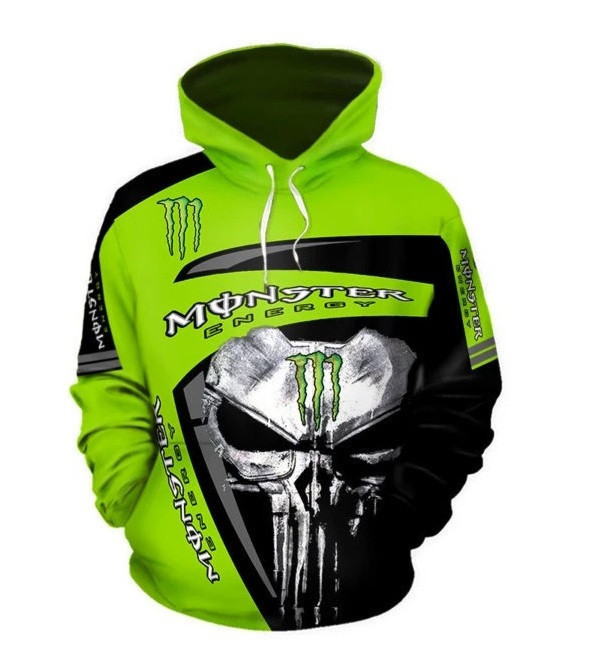 Monster Energy Punisher Skull Hoodie