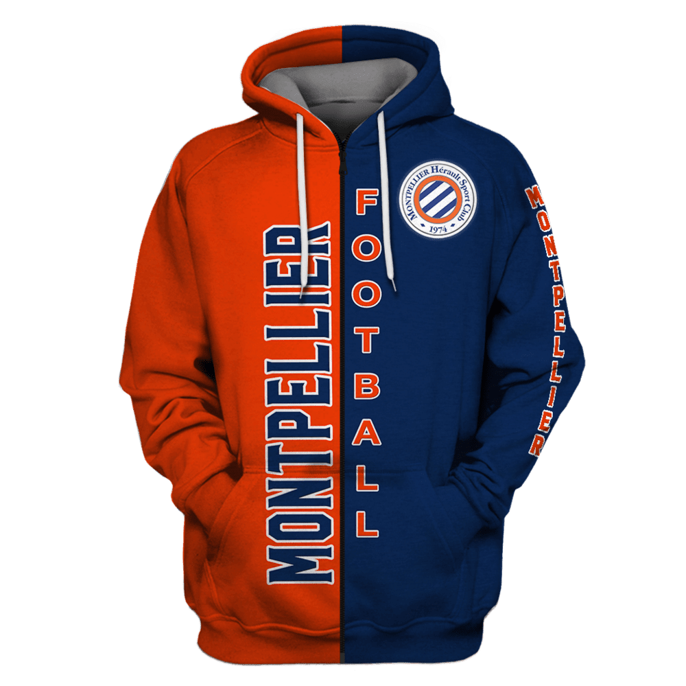 Montpellier Football 3D All Over Print Hoodie