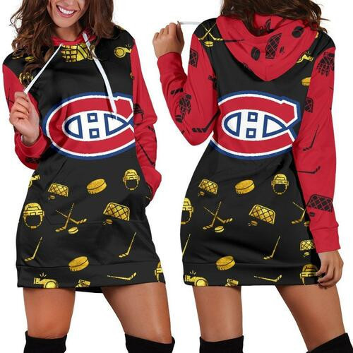 Montreal Canadiens Hoodie Dress Sweater Dress Sweatshirt Dress 3d All Over Print For Women Hoodie