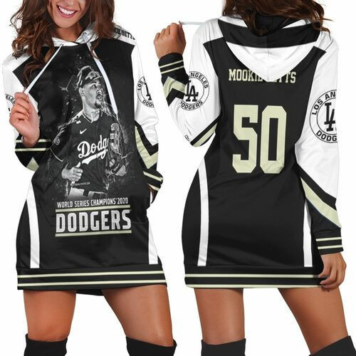 Mookie Betts La Dodgers Hoodie Dress Sweater Dress Sweatshirt Dress