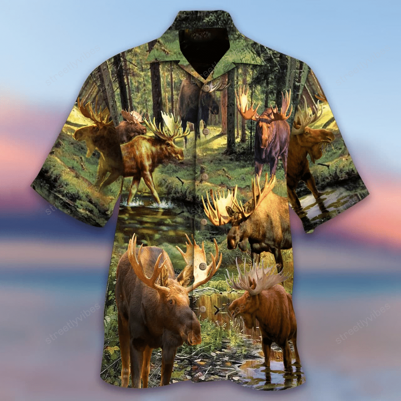 Moose Make Me Happy You Not So Much Hawaiian Shirt Hawaiian Shirt For Men