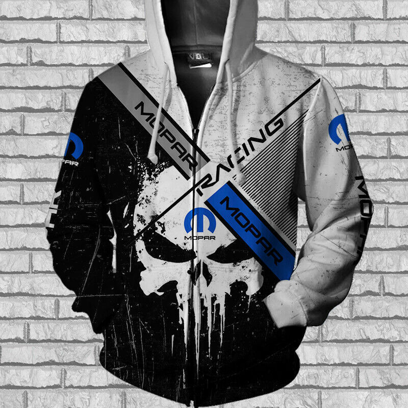 Mopar 3D Zip Hoodie Unisex All Over Printed Hoodie