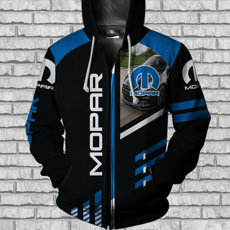 Mopar Jegs Performance High Speed 3D Zip Hoodies