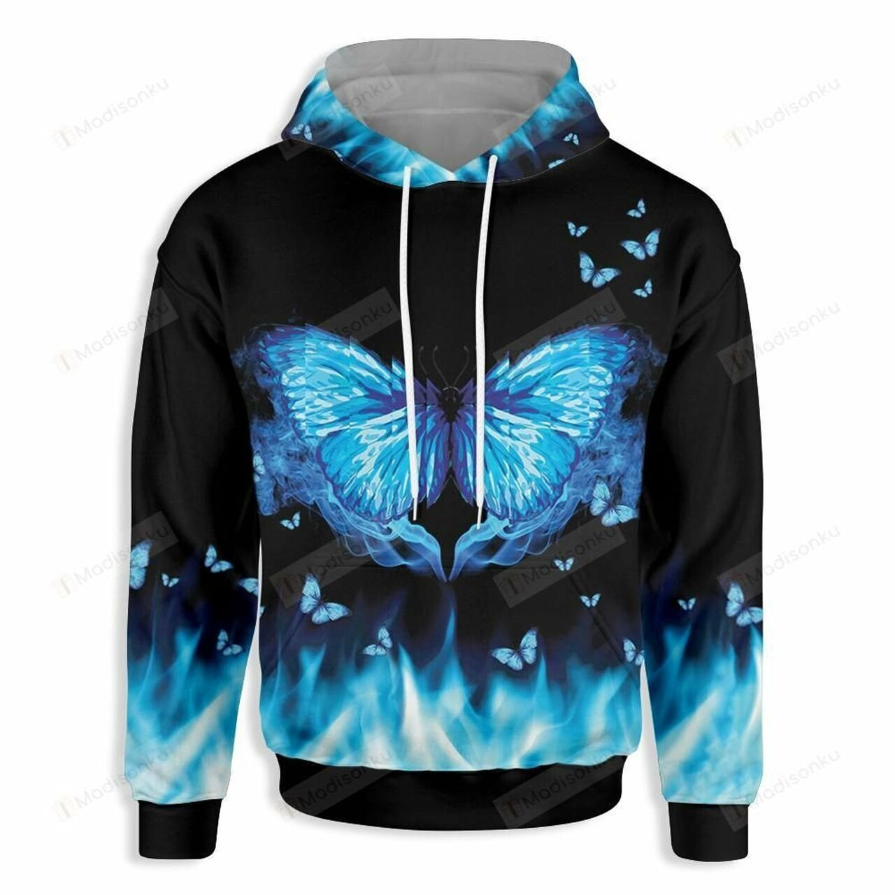 Morpho Butterfly Blue 3d All Over Print Hoodie