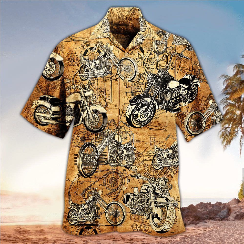 Motorcycle Hawaiian Shirt Amazing Motorbike Apparel Summer Aloha Shirt