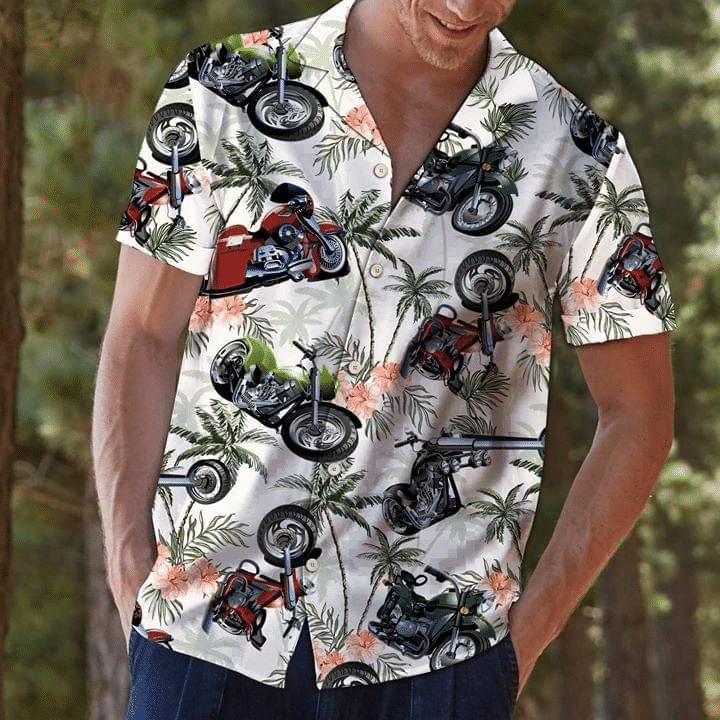 Motorcycle Hawaiian Shirt Amazing Motorbike Apparel Summer Aloha Shirt