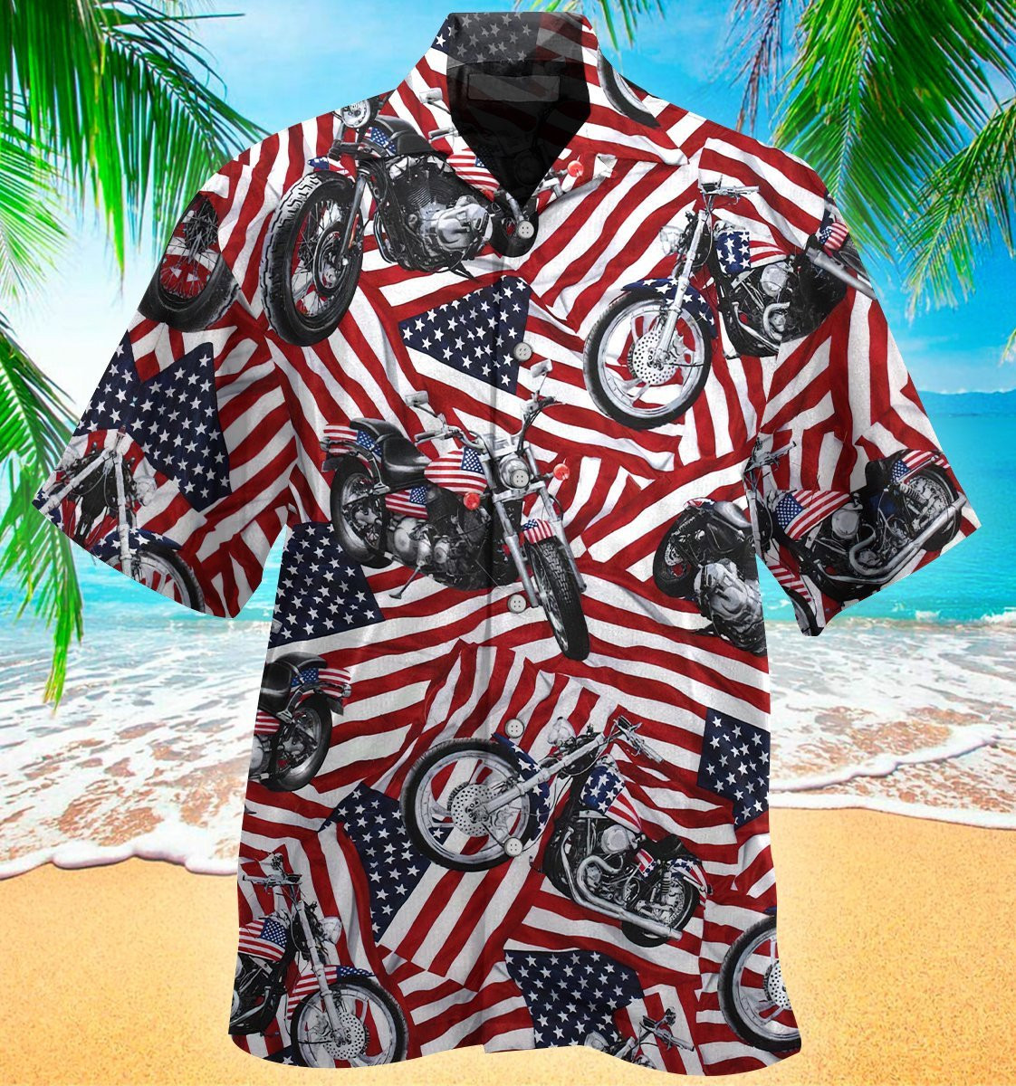 Motorcycle Hawaiian Shirt Perfect Motorcycle Clothing Summer Aloha Shirt