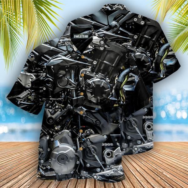 Motorcycle Live To Ride Edition - Hawaiian Shirt - Hawaiian Shirt For Men