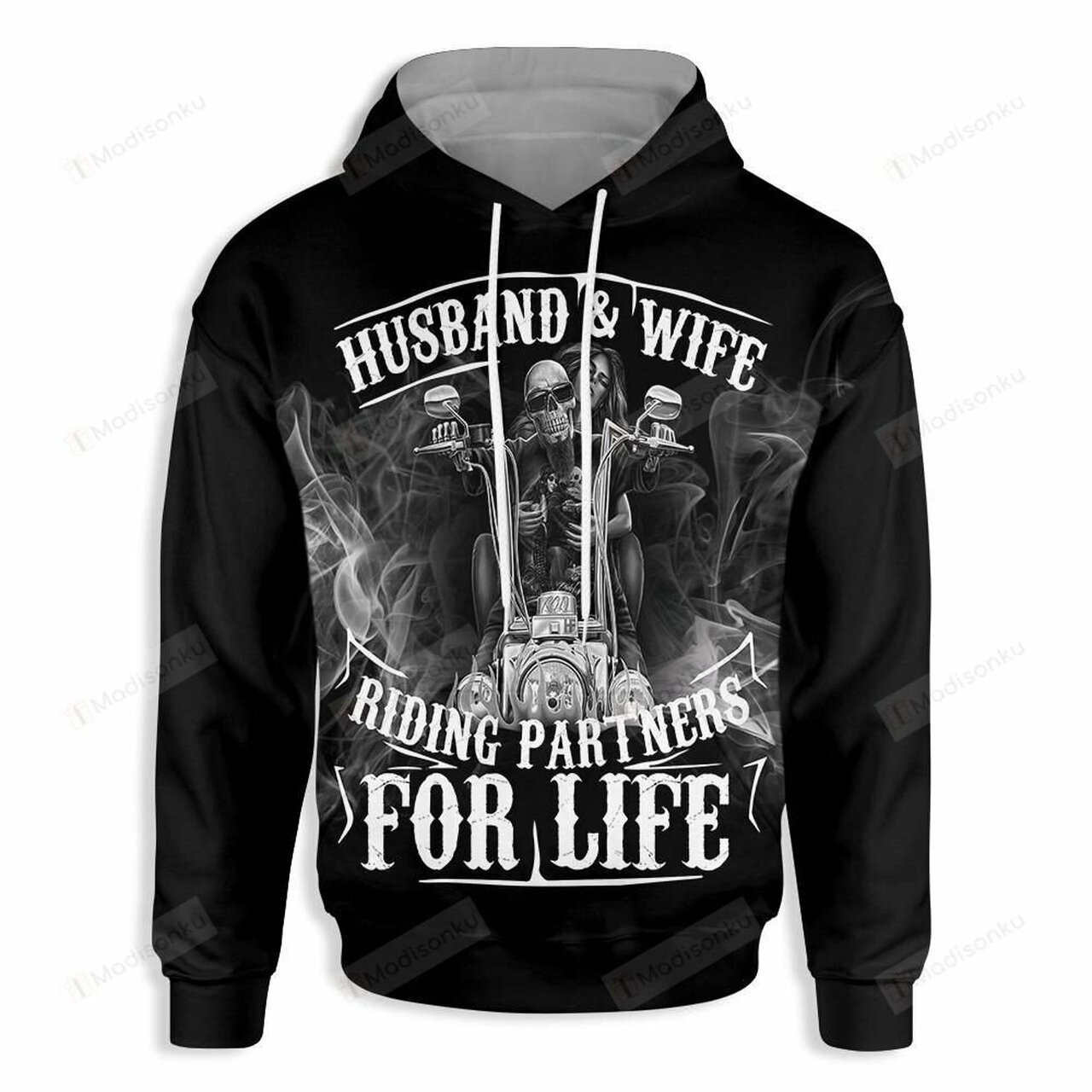 Motorcycle Riding Partners For Life 3d All Over Print Hoodie