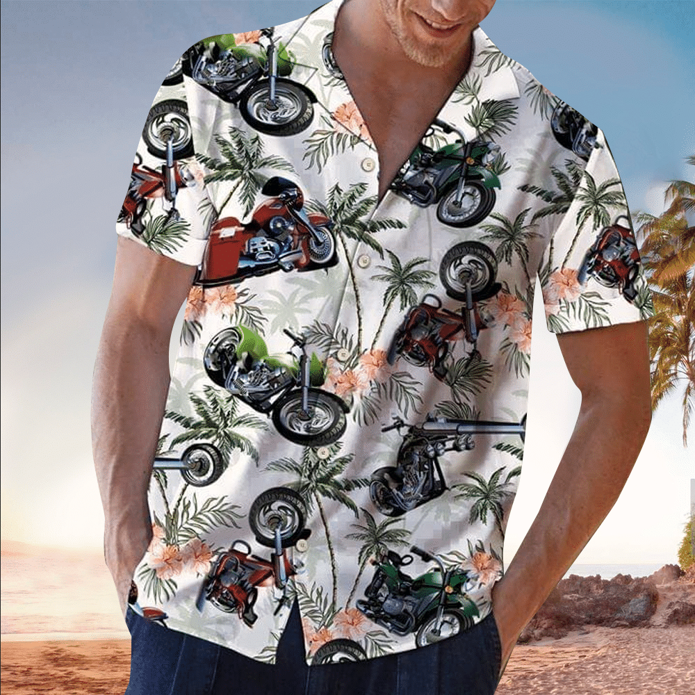 Motorcycle Shirt Motorcycle Clothing For Motorcycle Lovers Summer Aloha Shirt