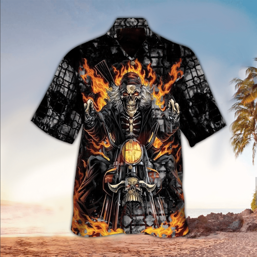 Motorcycle Shirt Motorcycle Clothing For Motorcycle Lovers Summer Aloha Shirt