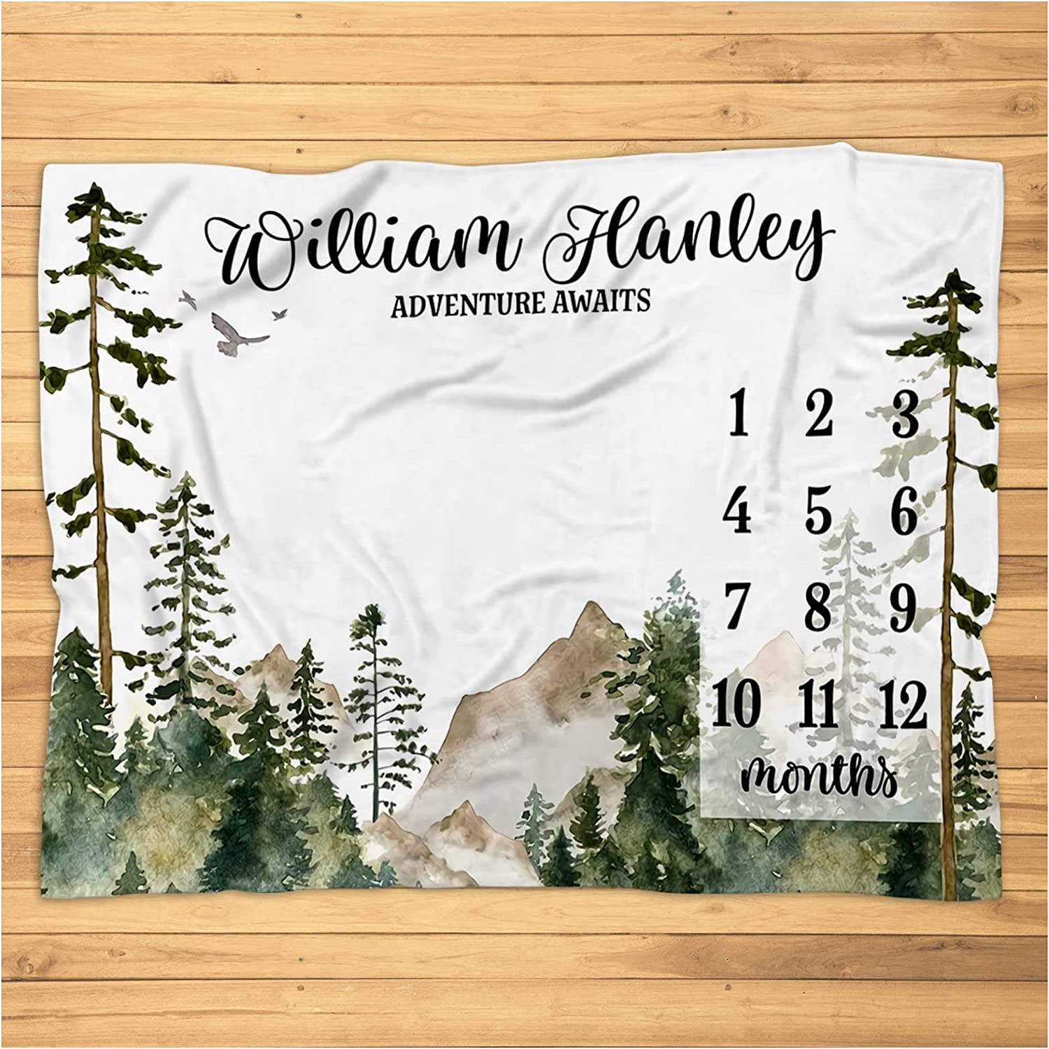 Mountains Milestone Blanket