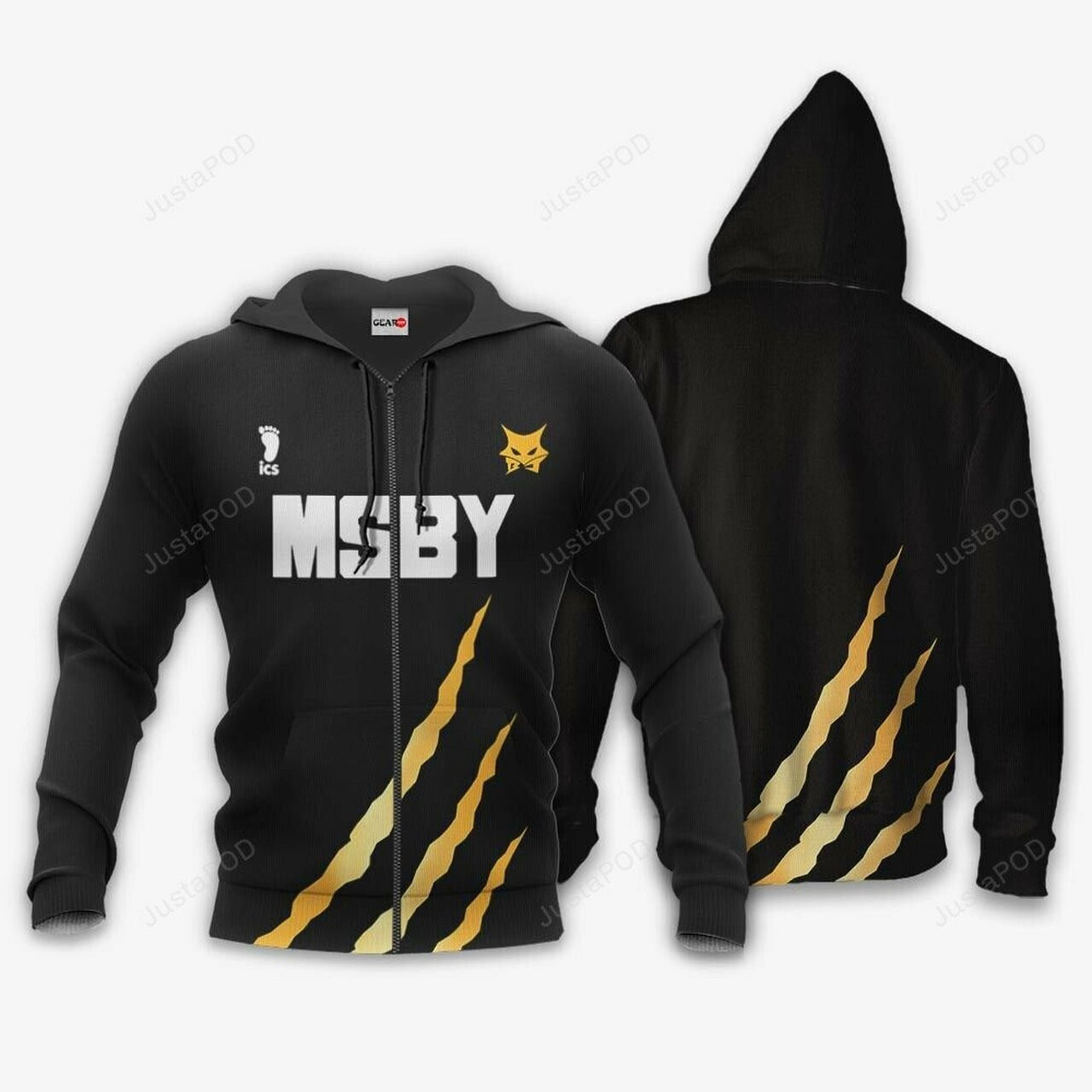 Msby Black Jackal Haikyuu Anime 3d All Over Print Hoodie