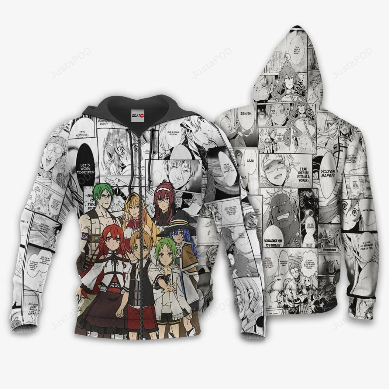 Mushoku Tensei 3d All Over Print Hoodie