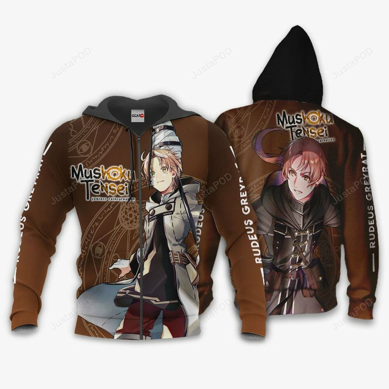 Mushoku Tensei Rudeus Greyrat 3d All Over Print Hoodie