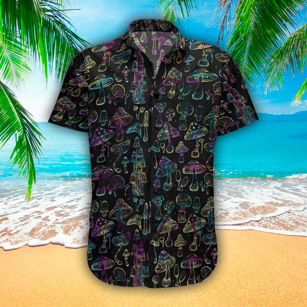 Mushroom Aloha Shirt Perfect Hawaiian Shirt For Mushroom Lover Shirt For Men and Women