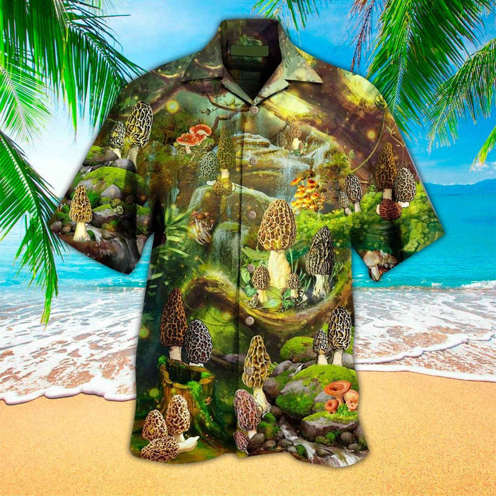 Mushroom Aloha Shirt Perfect Hawaiian Shirt For Mushroom Lover Shirt For Men and Women