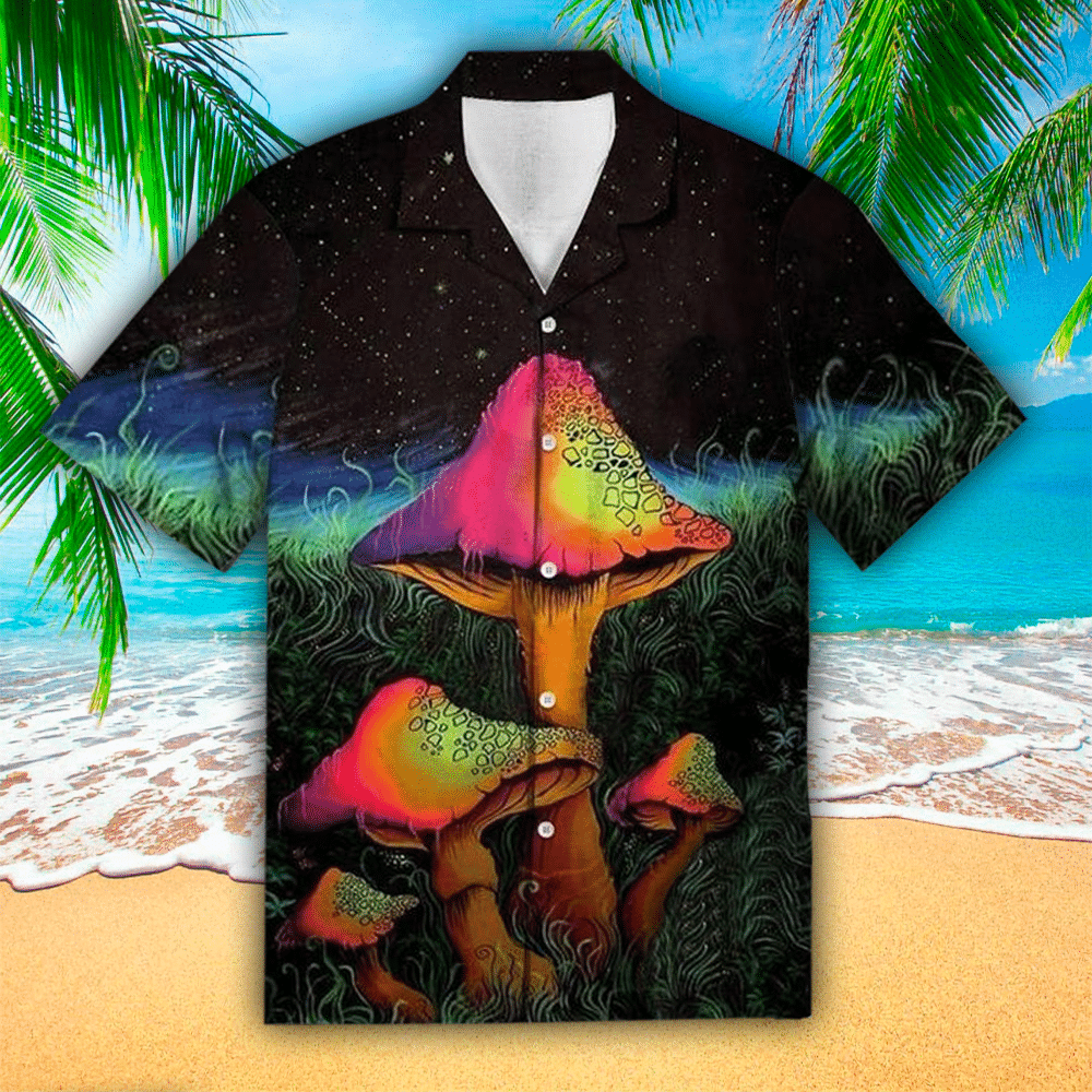 Mushroom Hawaiian Shirt Mushroom Lover Gifts Shirt For Men and Women