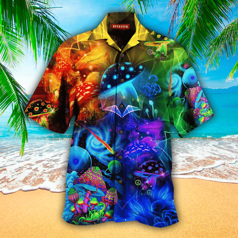 Mushroom Hawaiian Shirt Mushroom Lover Gifts Shirt For Men and Women