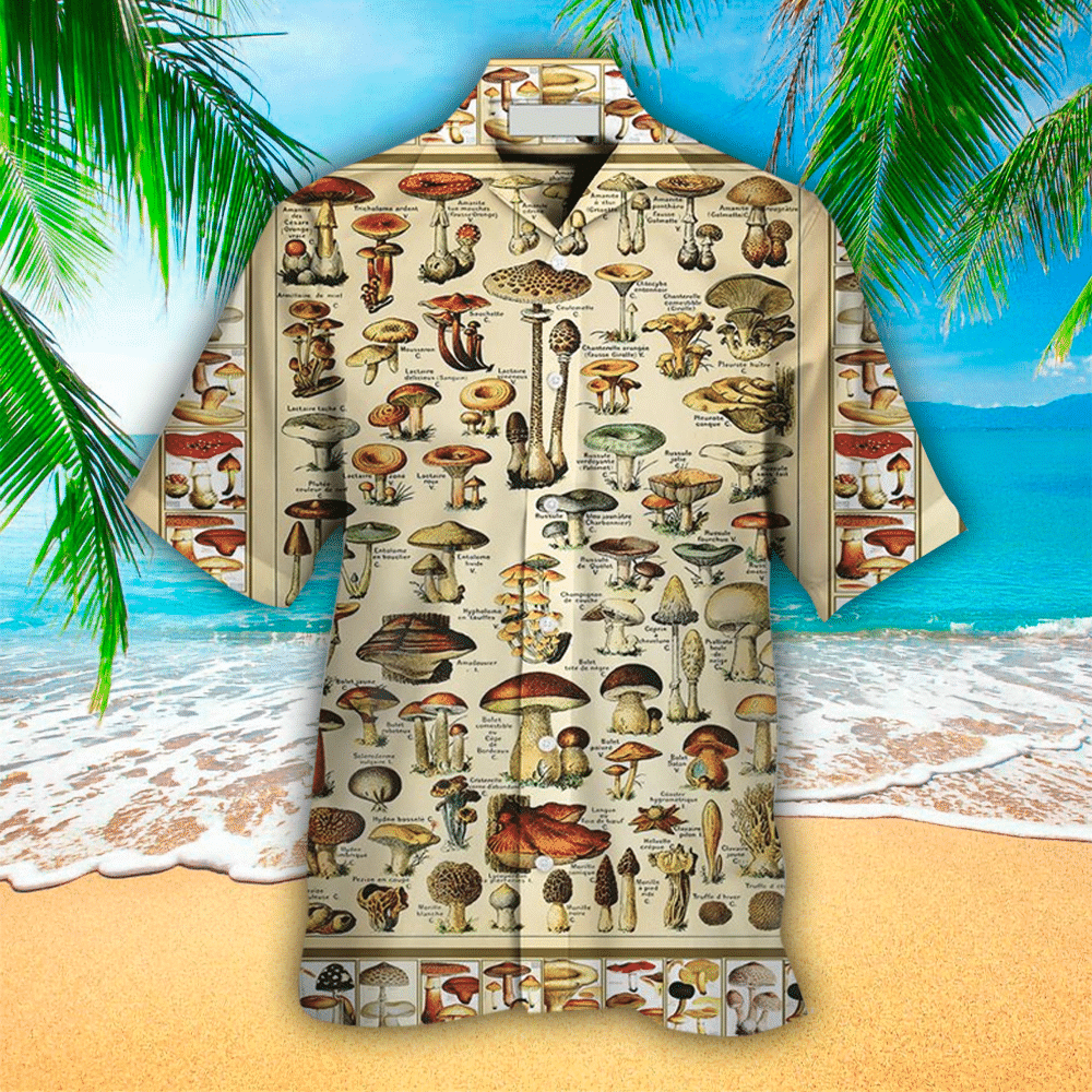 Mushroom Hawaiian Shirt Mushroom Shirt For Mushroom Lover Shirt For Men and Women