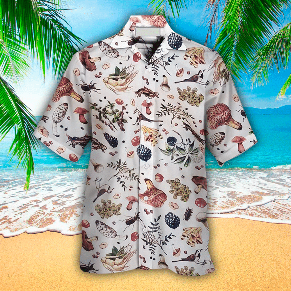 Mushroom Hawaiian Shirt Mushroom Shirt For Mushroom Lover Shirt For Men and Women