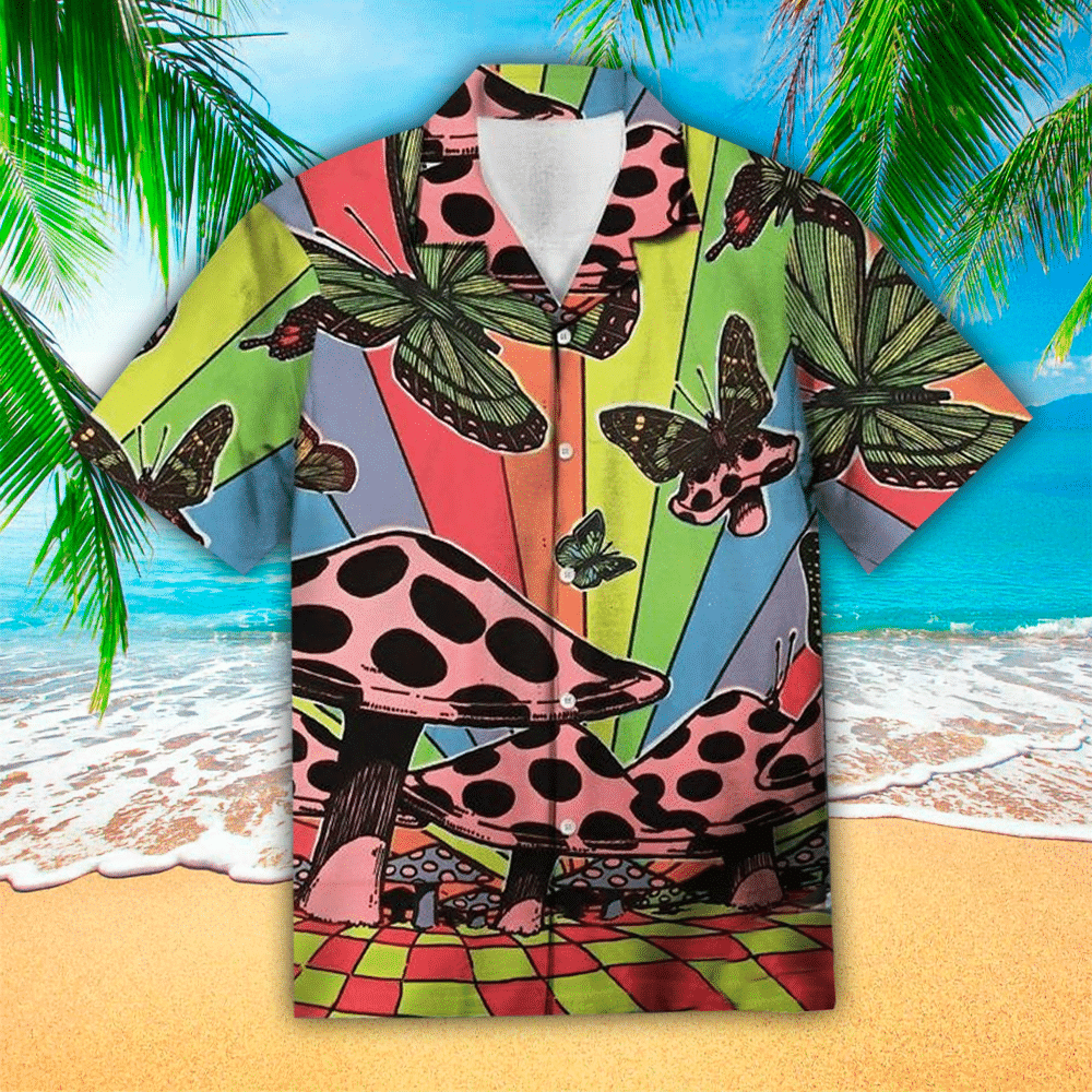 Mushroom Hawaiian Shirt Perfect Gift Ideas For Mushroom Lover Shirt For Men and Women