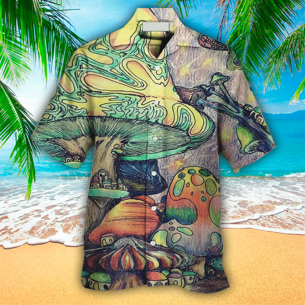 Mushroom Hawaiian Shirt Perfect Gift Ideas For Mushroom Lover Shirt For Men and Women