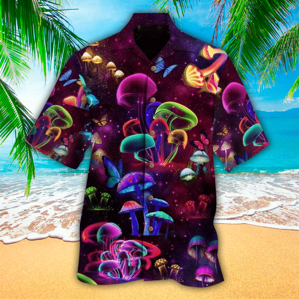 Mushroom Hawaiian Shirt Perfect Gift Ideas For Mushroom Lover Shirt For Men and Women