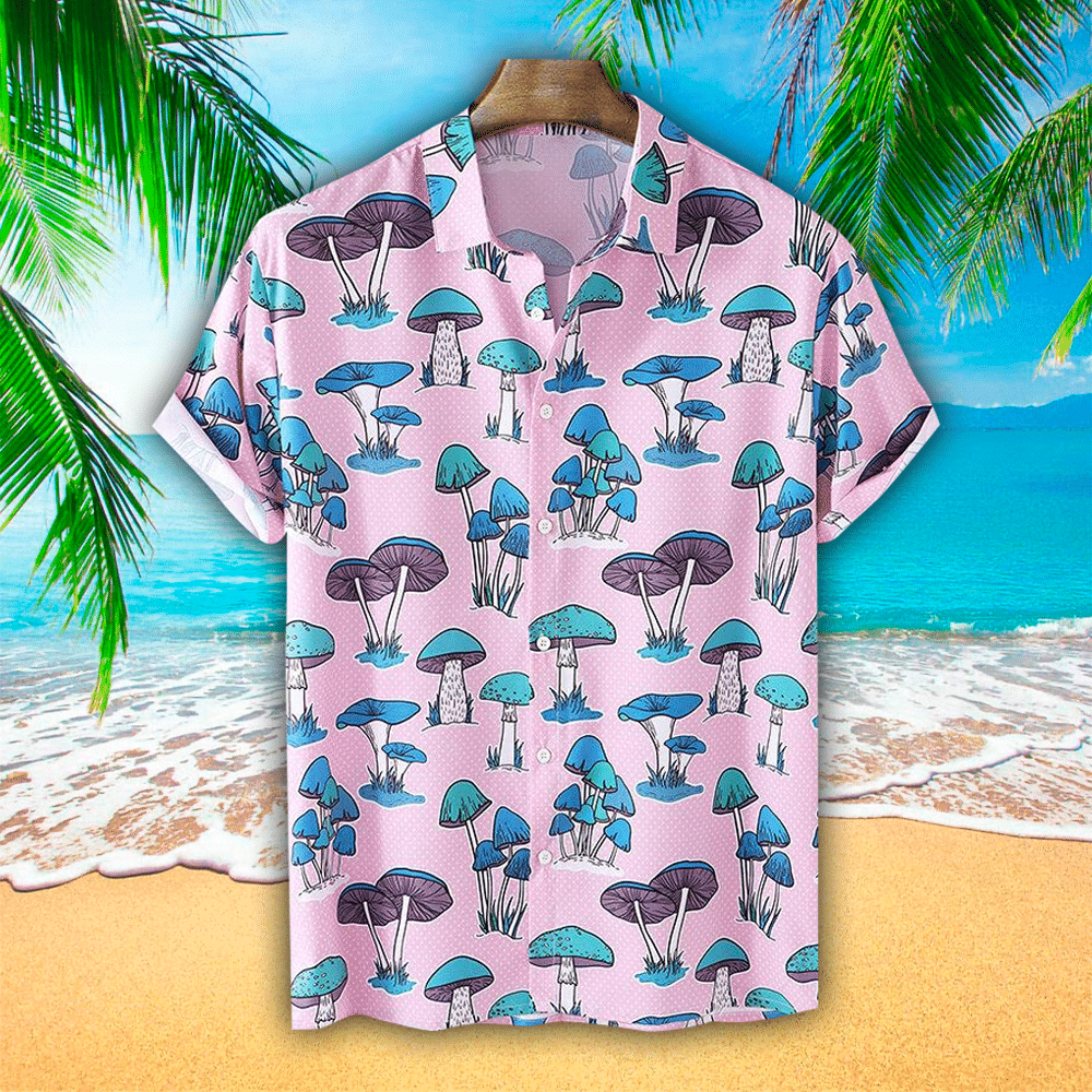 Mushroom Hawaiian Shirt Perfect Mushroom Clothing Shirt For Men and Women