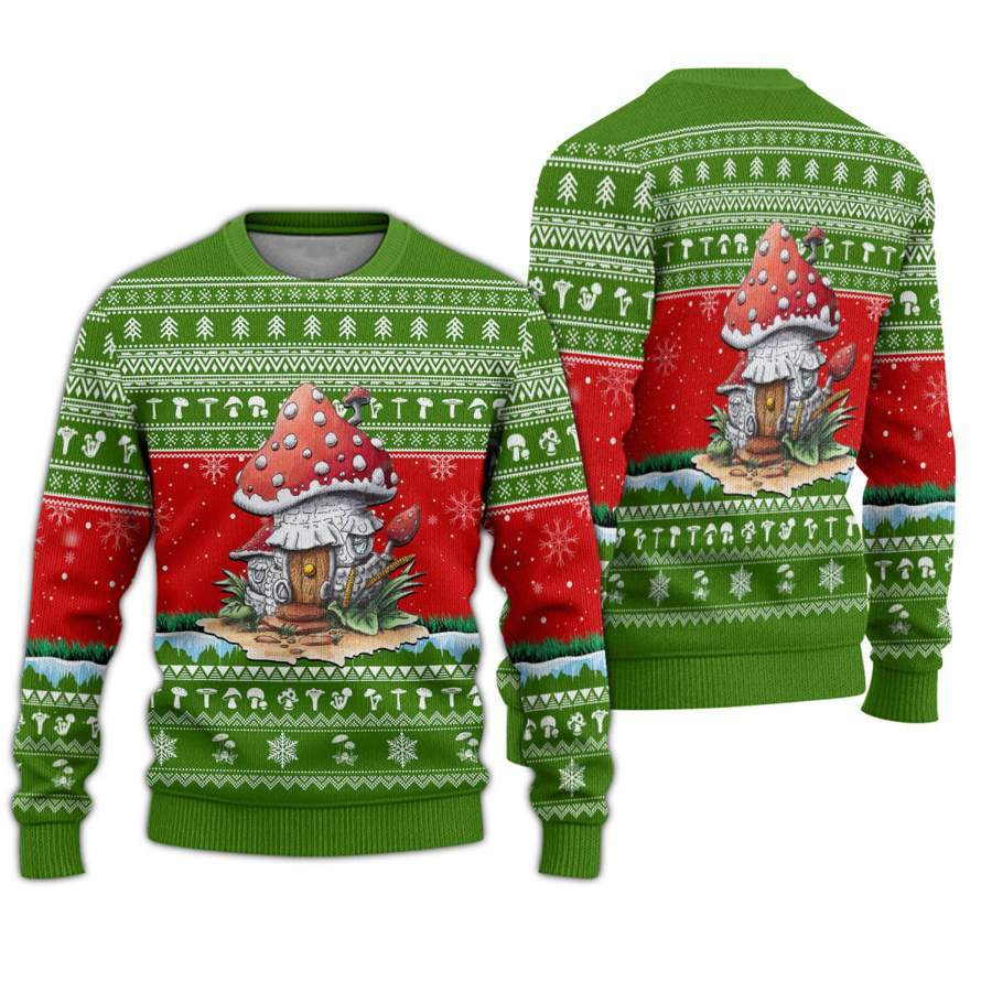Mushroom Lover Ugly Christmas Sweater, Ugly Sweater For Men Women, Holiday Sweater