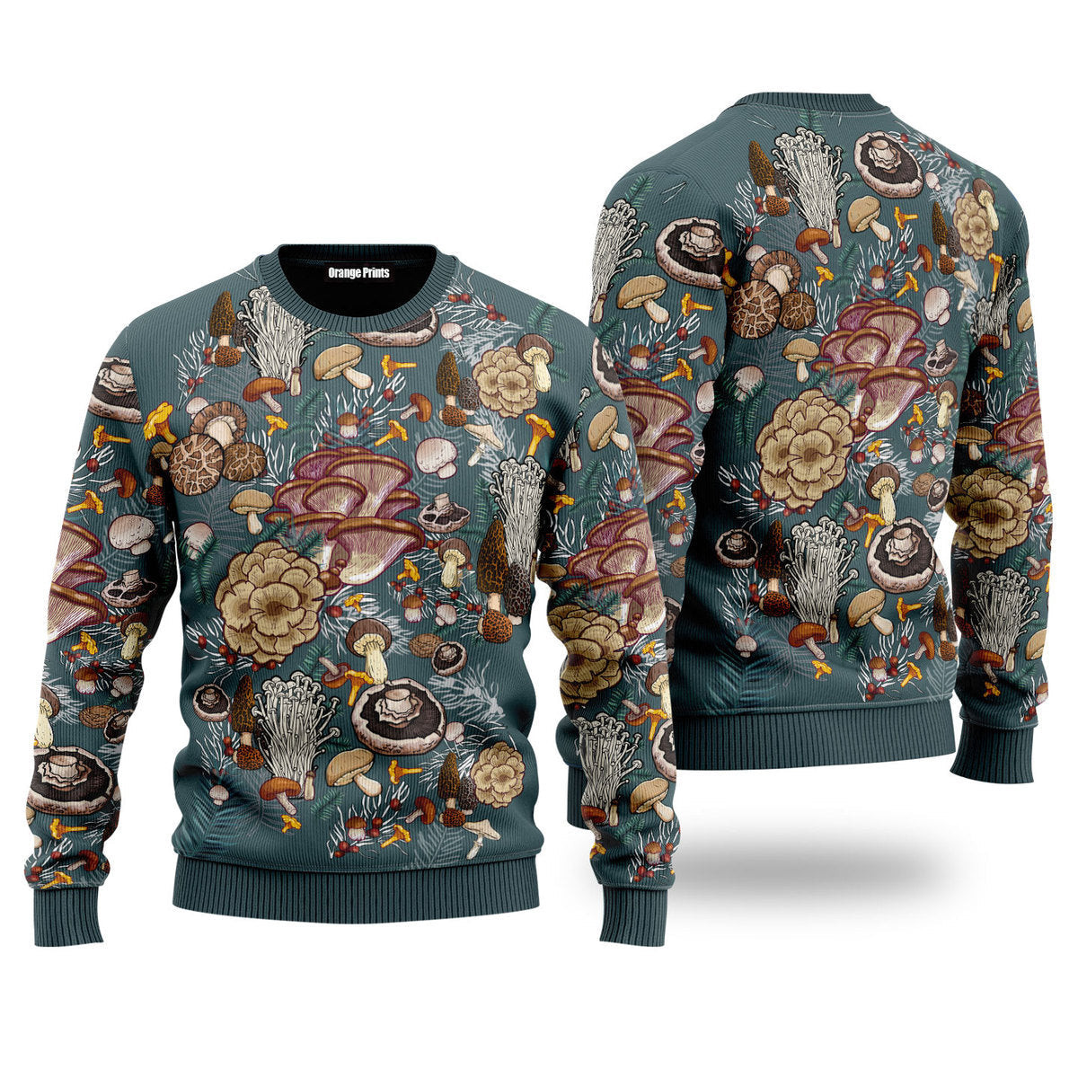 Mushrooms  Ugly Christmas Sweater Ugly Sweater For Men Women