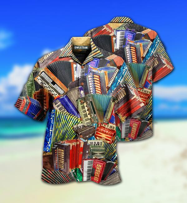 Music Accordion To Me You Are Awesome Limited - Hawaiian Shirt - Hawaiian Shirt For Men