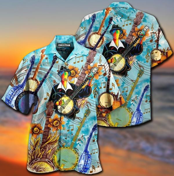 Music Cheerful Melodies From Banjo Limited - Hawaiian Shirt Hawaiian Shirt For Men