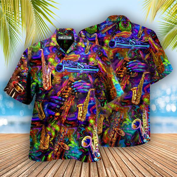 Music Im Saxy And I Know It Saxophonist Edition - Hawaiian Shirt - Hawaiian Shirt For Men