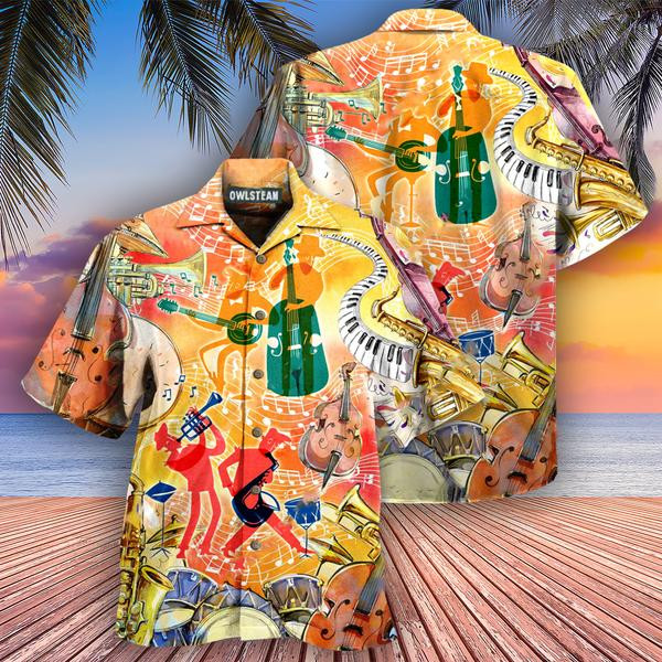 Music Lifeis Good Jazz Makes It Better Edition - Hawaiian Shirt - Hawaiian Shirt For Men