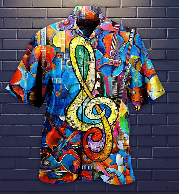 Music Love Live Life Style Limited Edition - Hawaiian Shirt Hawaiian Shirt For Men