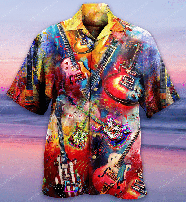 Music Mix Color Love Life Limited Edition - Hawaiian Shirt - Hawaiian Shirt For Men