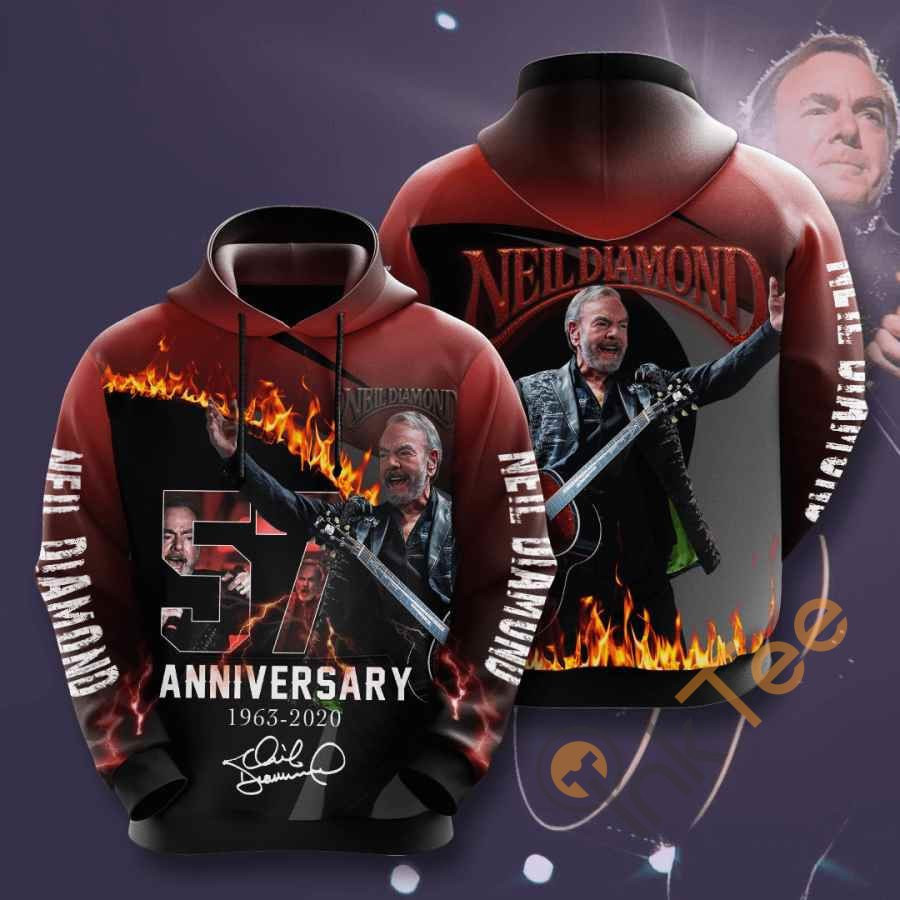 Music Neil Diamond Usa 1417 Hoodie 3D