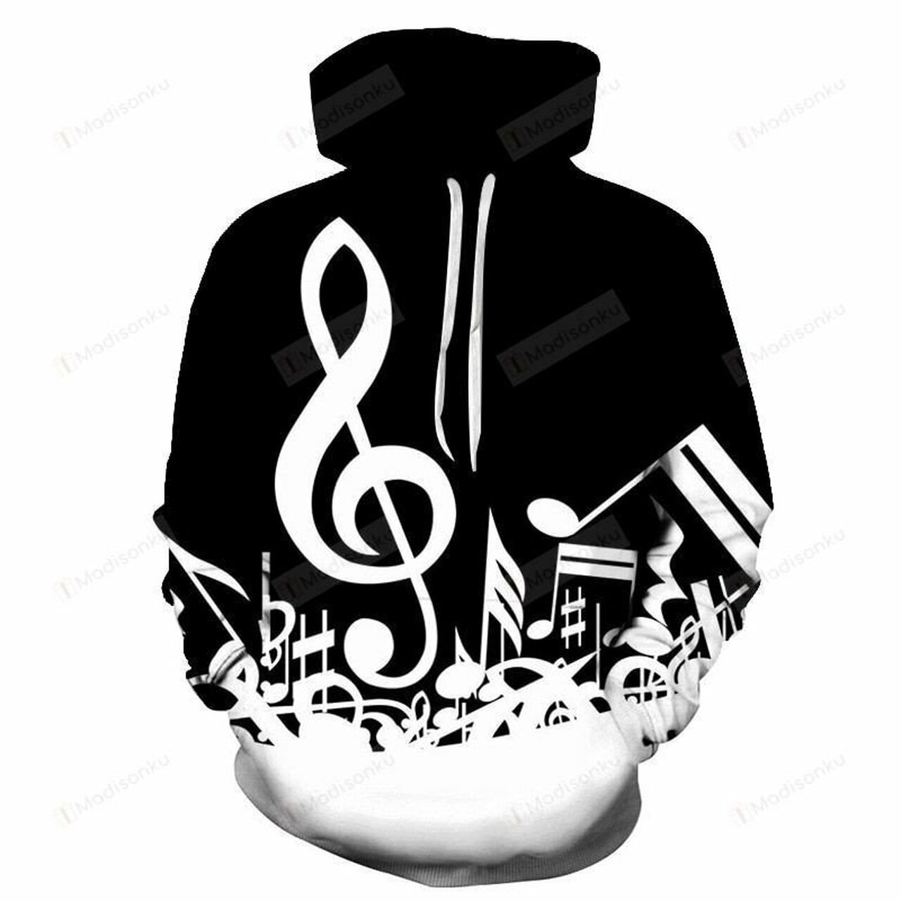 Music Note 3d All Over Print Hoodie