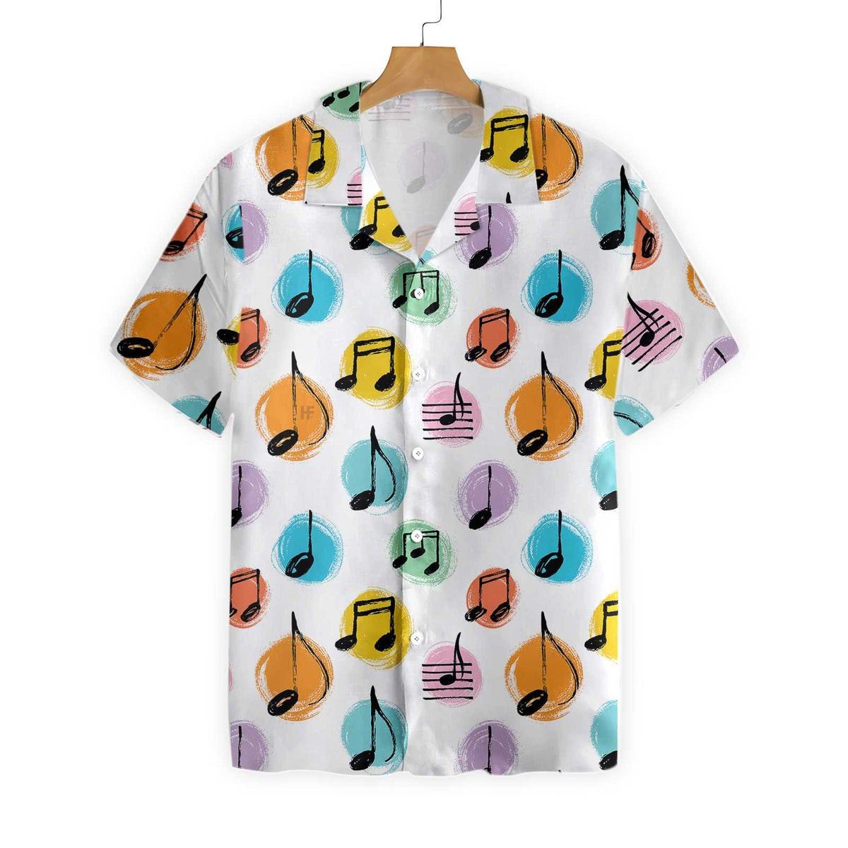 Music Note Seamless Pattern Hawaiian Shirt